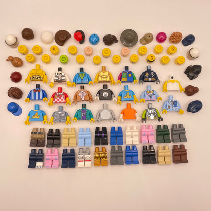 LEGO Build a Minifigure, Mix and Match City Figures, Set of 20