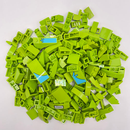 LEGO Slopes, Lime, Approx. 125g