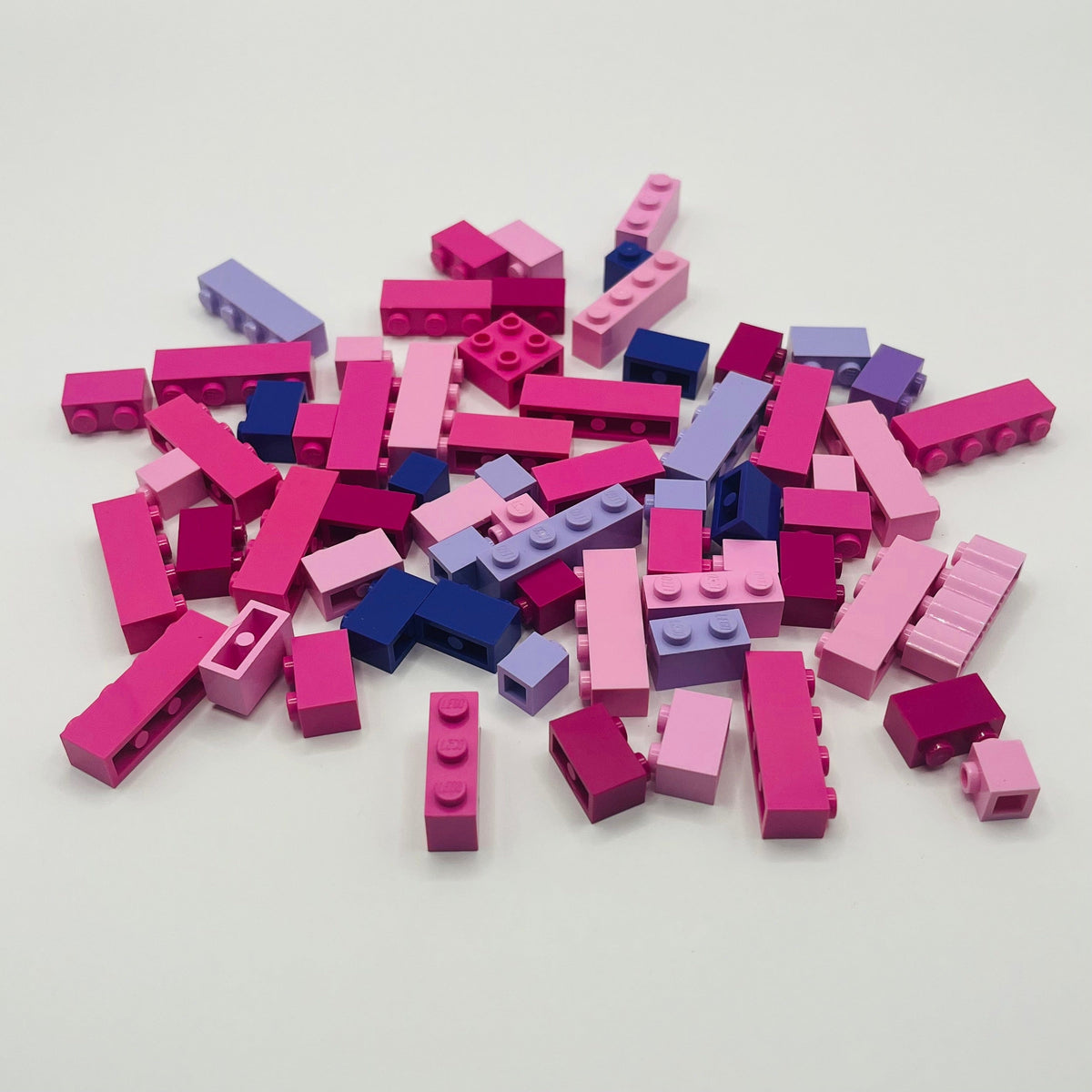 LEGO Pink and Purple Bricks, Mixed Bag, Approx. 65g – Brick Cycle