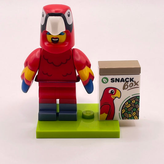 LEGO Parrot Costume Fan, Collectible Series 28, Minifigure (col472)