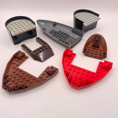 LEGO Boat Bits, Mixed Colours, Approx. 90g