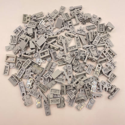 LEGO  SNOT And Plate, 1x2, Light Bluish Grey, Approx. 75g