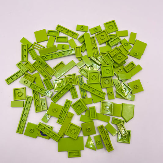 LEGO Lime, Tiles, Approx. 40g