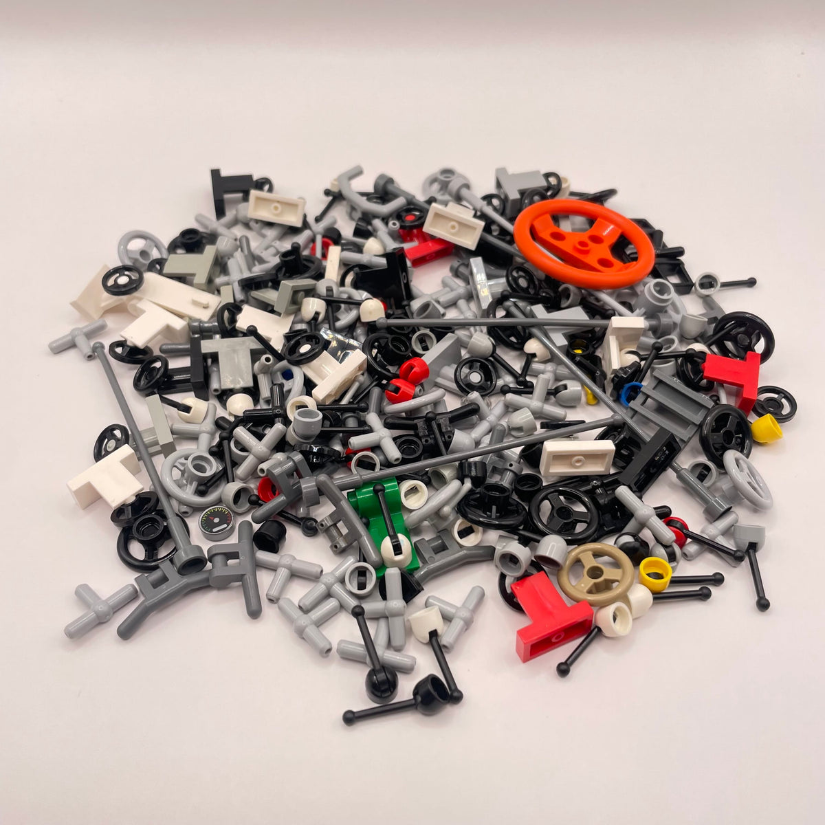 LEGO Small Vehicle Pieces, Mixed Colours, Approx. 60g