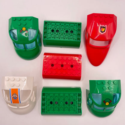 LEGO Canopy's and pieces, Plane, Mixed Colours, Approx. 70g