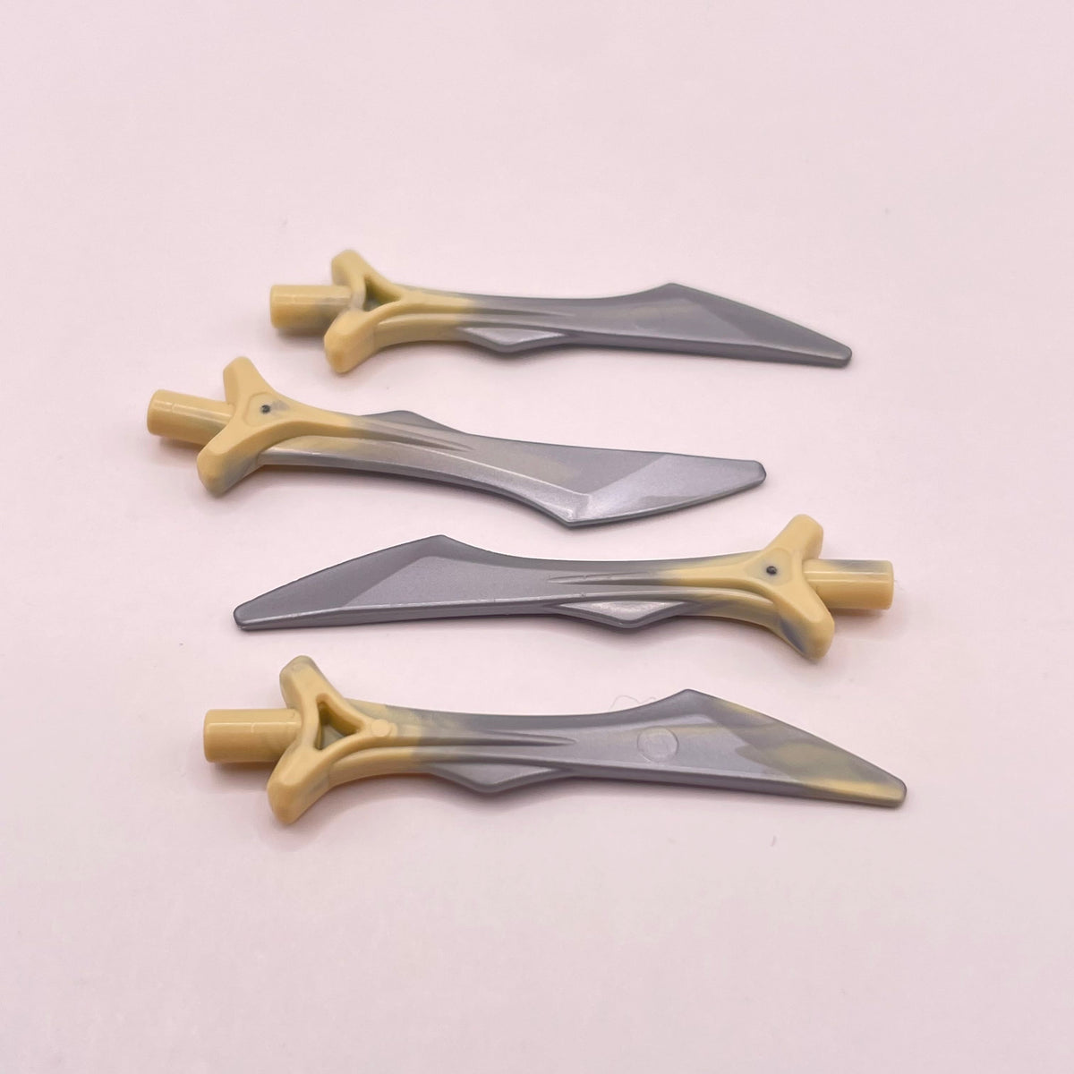 LEGO Marbled, Swords, Castle, Minifigure, 4 Pieces