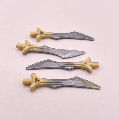 LEGO Marbled, Swords, Castle, Minifigure, 4 Pieces