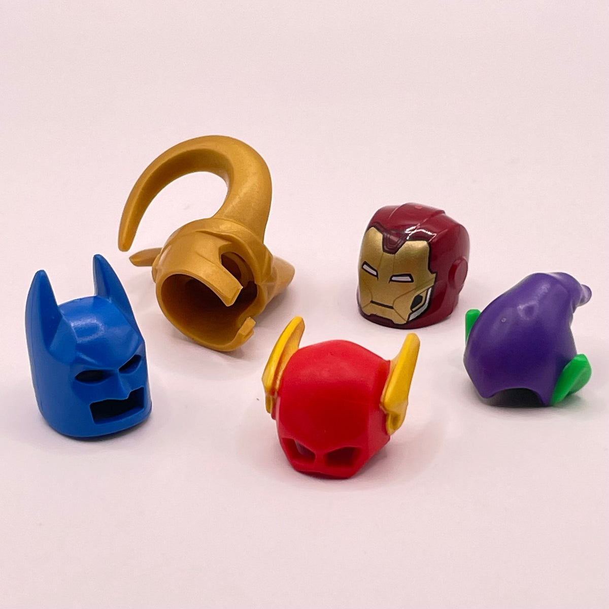 LEGO Super Heroes Headgear, Minifigure Accessories, 5 Pieces