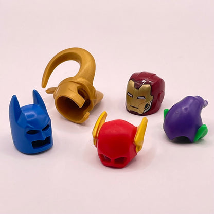 LEGO Super Heroes Headgear, Minifigure Accessories, 5 Pieces