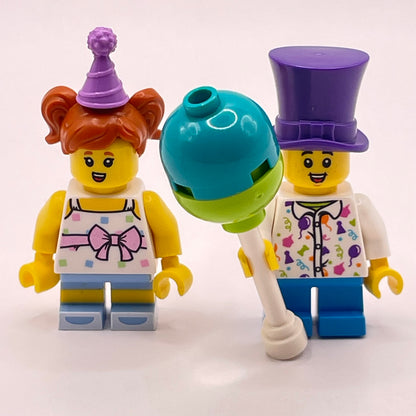 LEGO Party Boy and Girl, Holiday, Minifigures (2 pack)