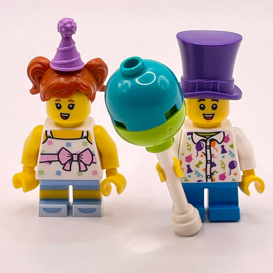 LEGO Party Boy and Girl, Holiday, Minifigures (2 pack)