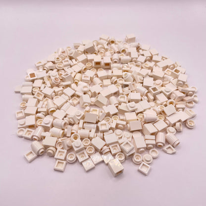 LEGO Greebling, White, Approx. 50g
