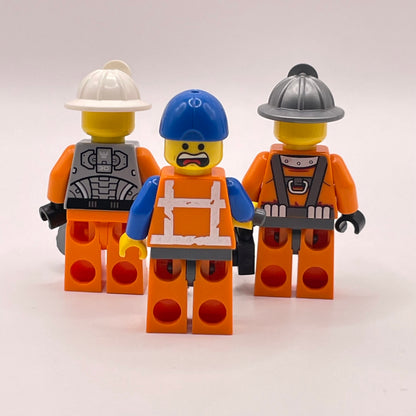 LEGO Construction Workers, City, Minifigures, Set of 3