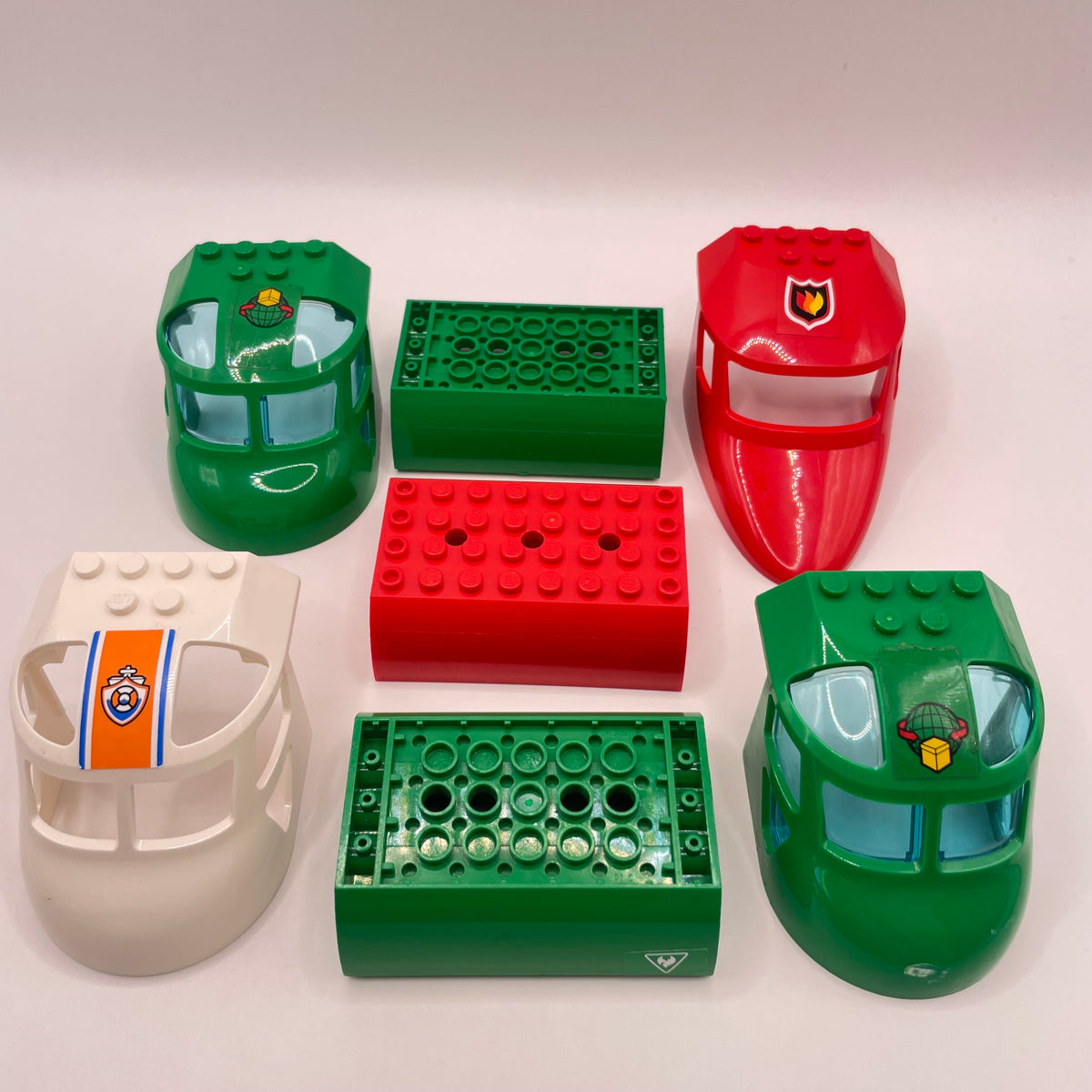 LEGO Canopy's and pieces, Plane, Mixed Colours, Approx. 70g