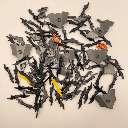 LEGO Bat Emblems, Super Heroes, Minifigure Accessories, Approx. 20g