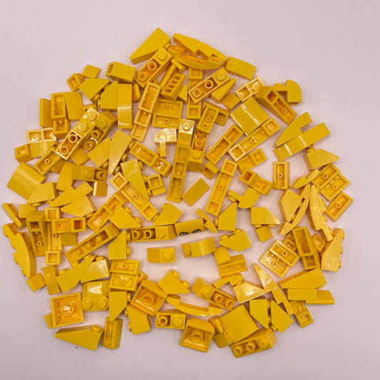 LEGO Slopes, Yellow, Approx. 75g