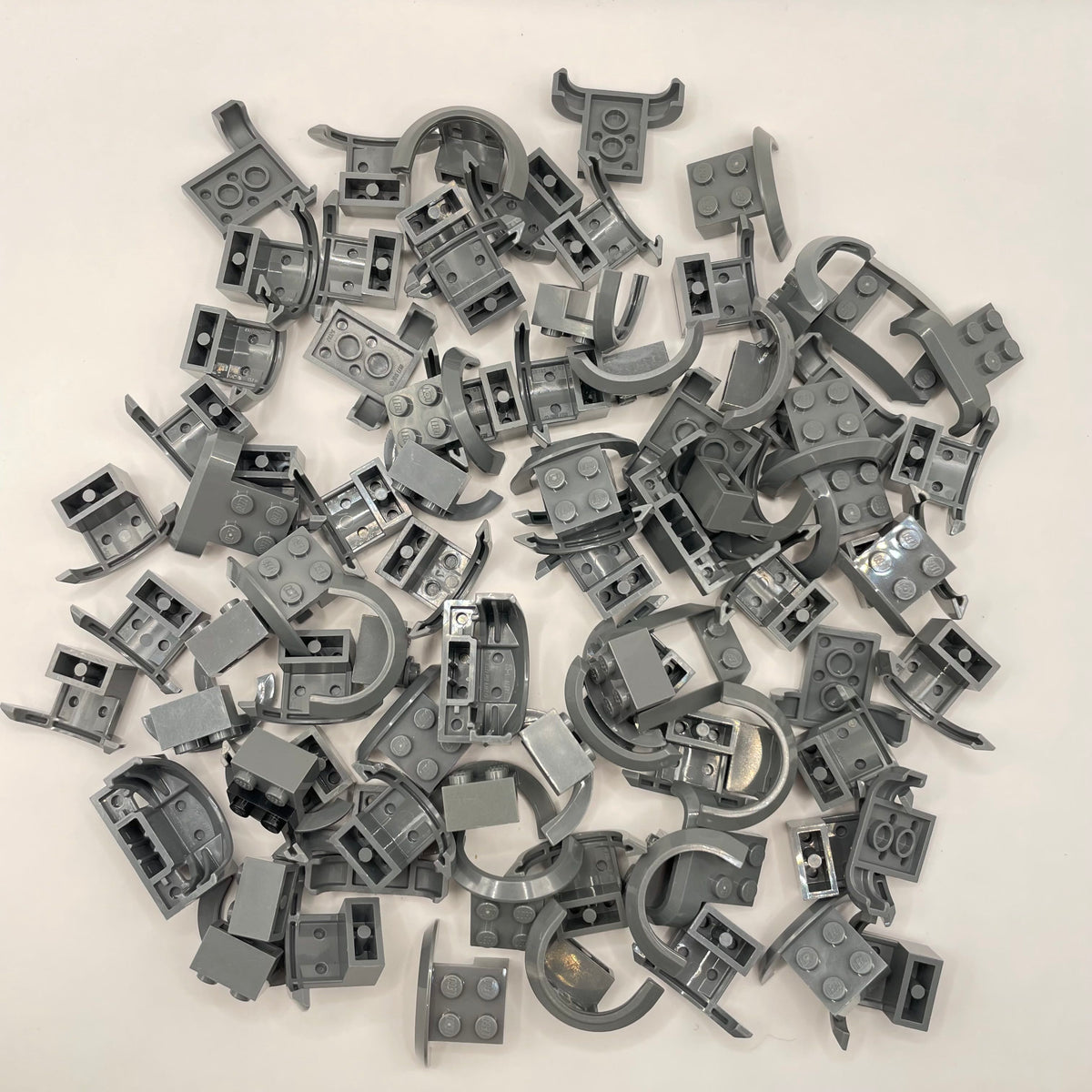 LEGO Wheel Arches, Dark Bluish Grey, Approx. 130g