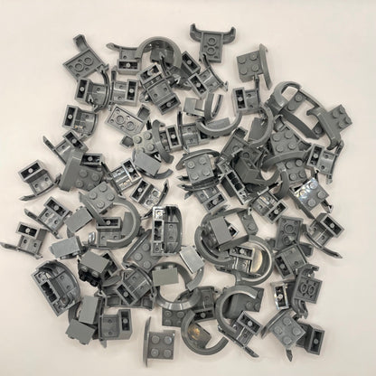 LEGO Wheel Arches, Dark Bluish Grey, Approx. 130g