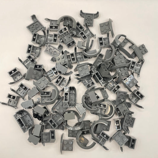 LEGO Wheel Arches, Dark Bluish Grey, Approx. 130g
