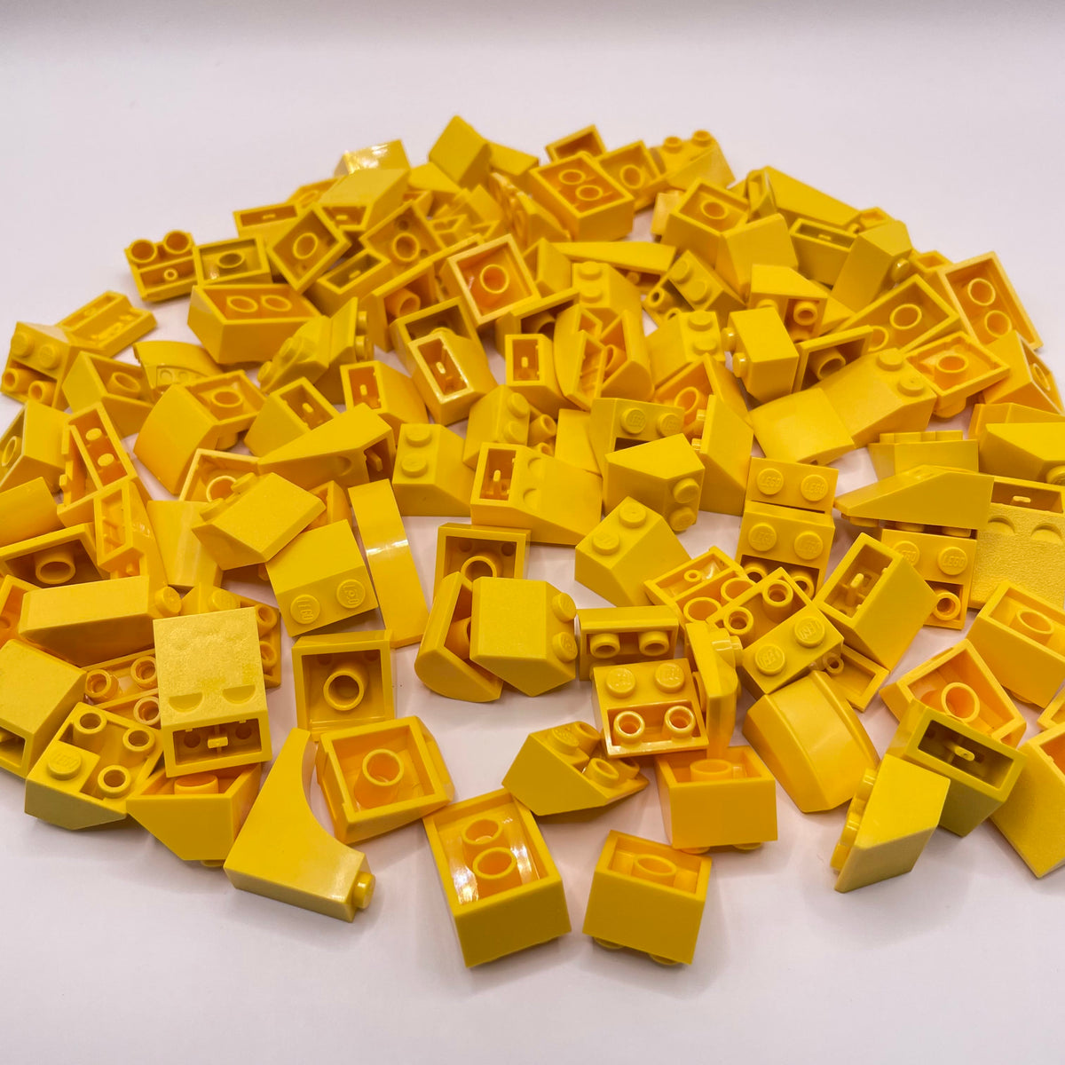 LEGO Slopes, Medium, Yellow, Approx. 130g