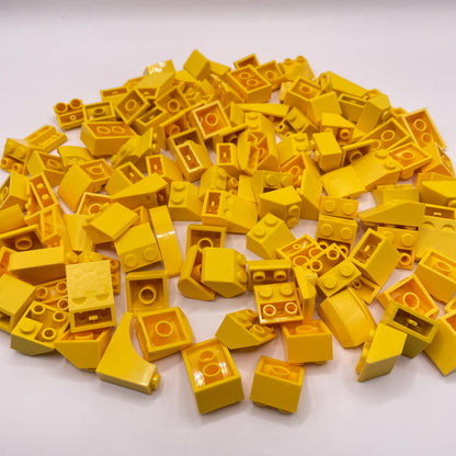 LEGO Slopes, Medium, Yellow, Approx. 130g