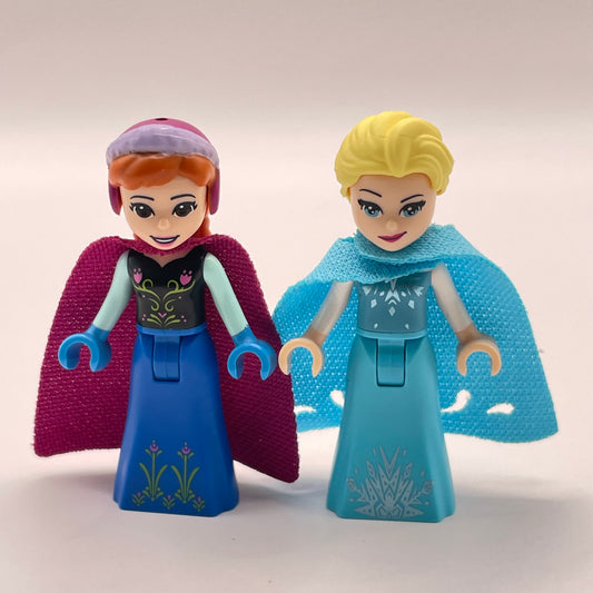 LEGO Anna and Elsa, Disney, Minifigure (Mix and Match)