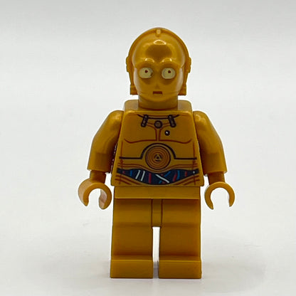 LEGO C-3PO Colourful Wires, Star Wars, Minifigure (sw0365) cracked arms