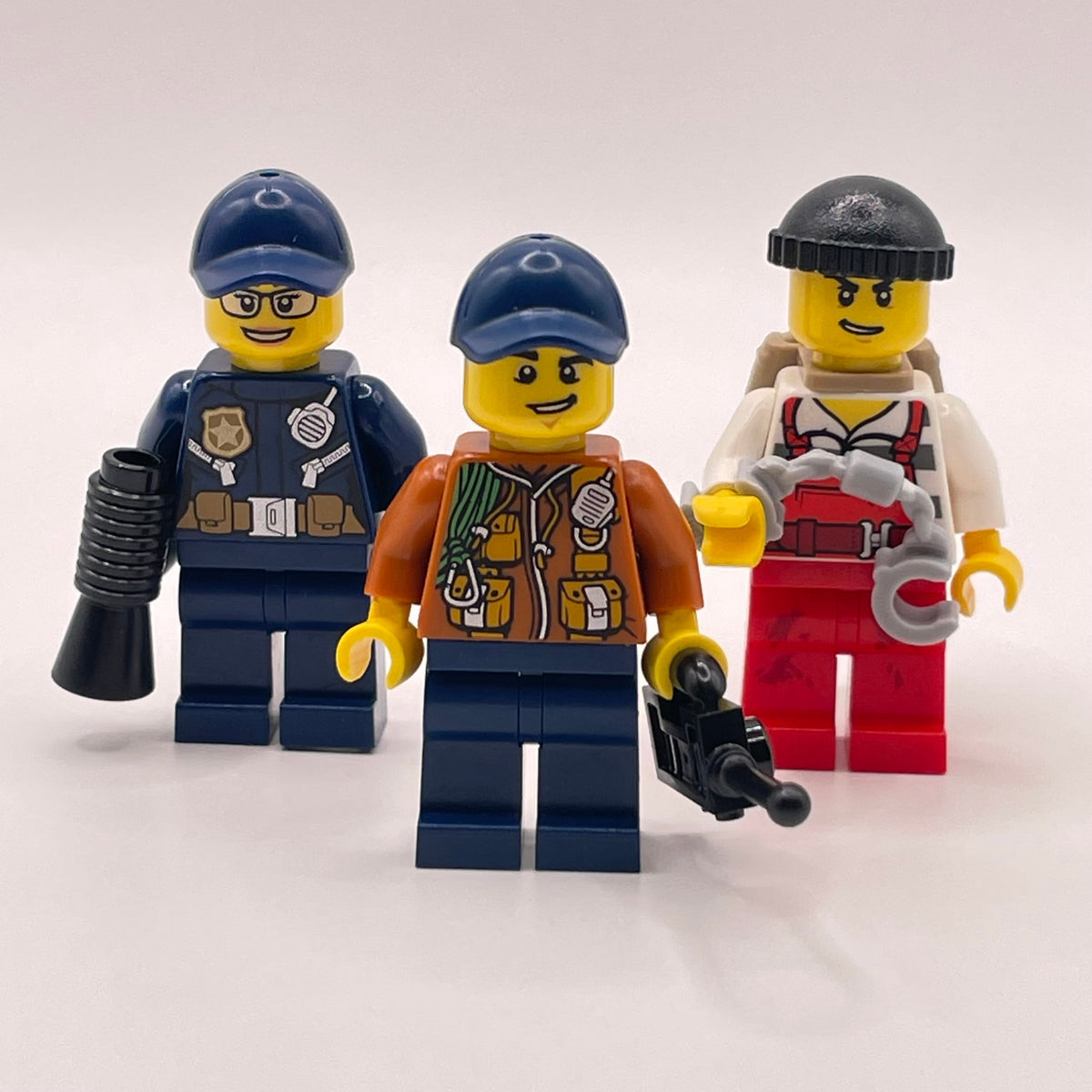 LEGO Police and Robber, City, Minifigures, Set of 3