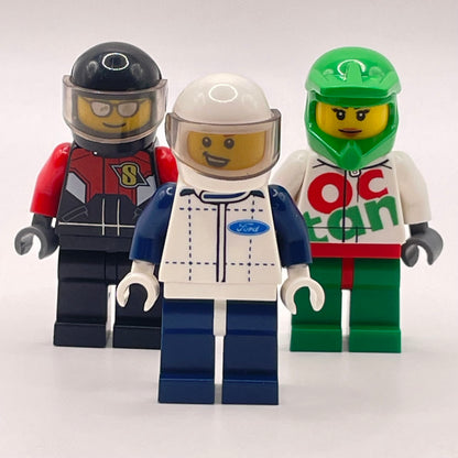 LEGO Race Car Drivers, City, Minifigures, Set of 3