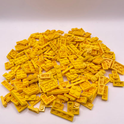 LEGO Yellow, Small, Plates,  Approx. 115g
