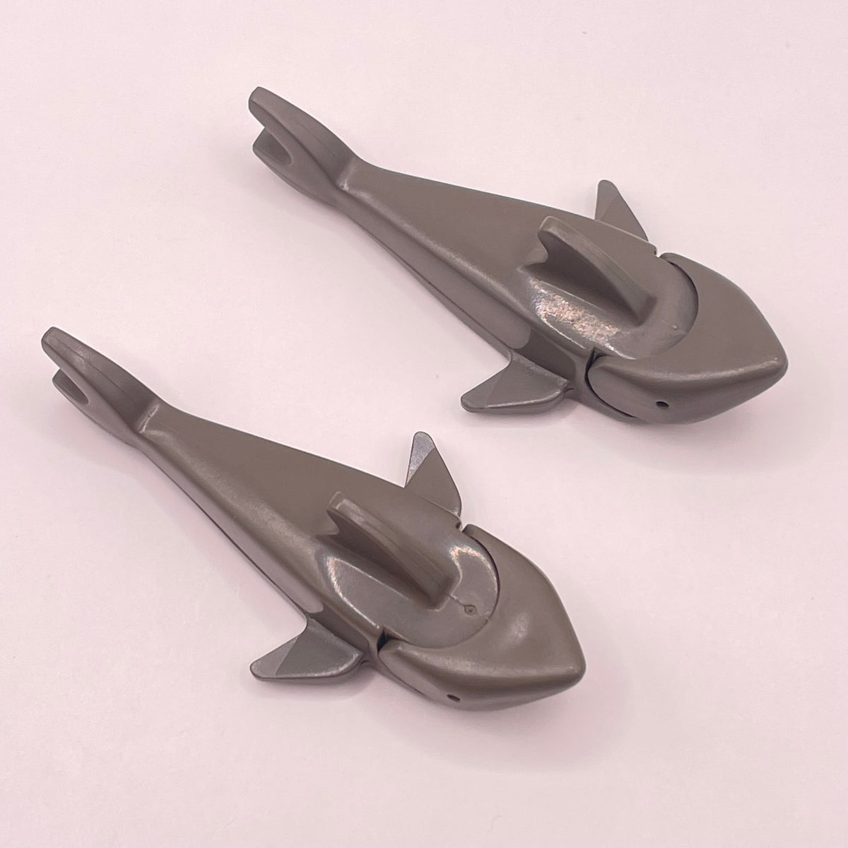 LEGO Sharks, Pirate Style, Old Dark Grey, 2 Pieces, Playwear