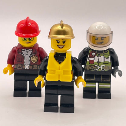 LEGO Firefighters, City, Minifigures, Set of 3