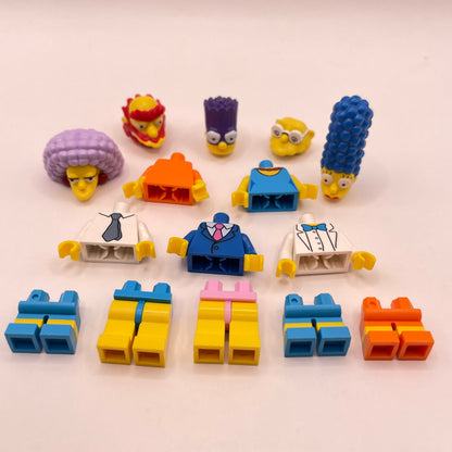 LEGO Build a Simpson Bundle, Mix and Match, Minifigure (15 Pieces) marked