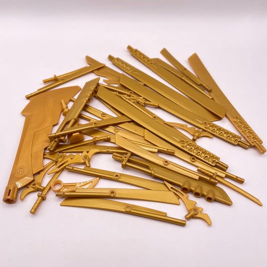 LEGO Blades, Gold, Ninjago, Minifigure, Approx. 35g