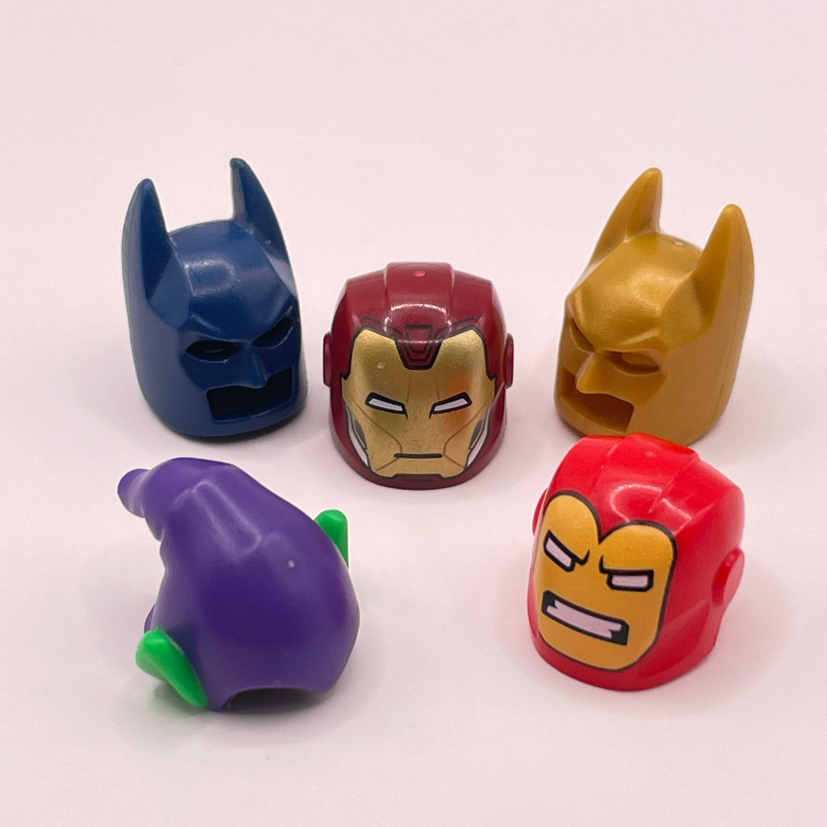 LEGO Super Heroes Helmets, Minifigure Accessories, 5 Pieces