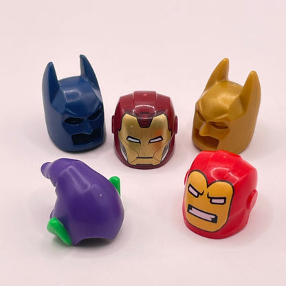 LEGO Super Heroes Helmets, Minifigure Accessories, 5 Pieces