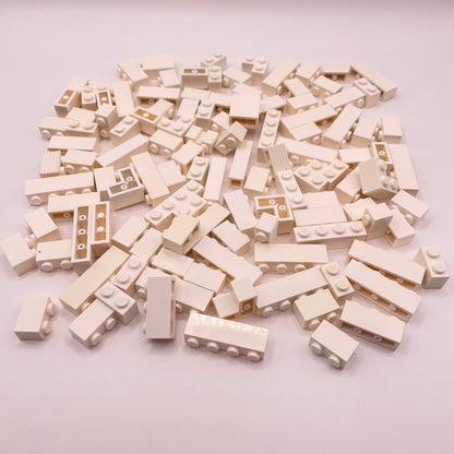 LEGO Bricks 1x Short, White, Approx. 120g