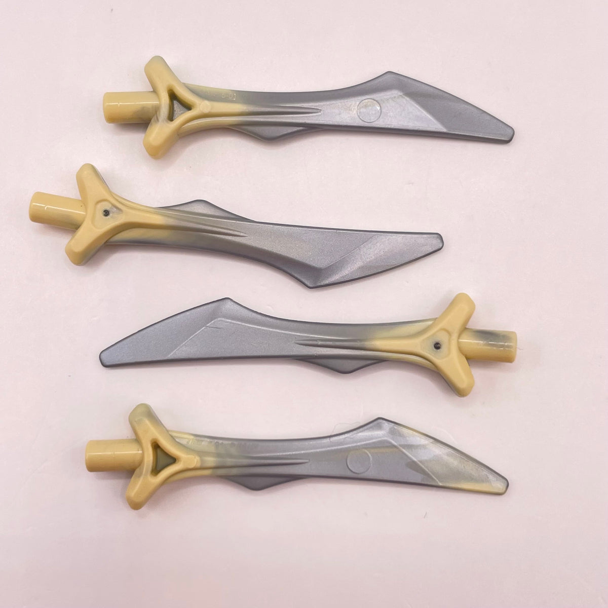 LEGO Marbled, Swords, Castle, Minifigure, 4 Pieces