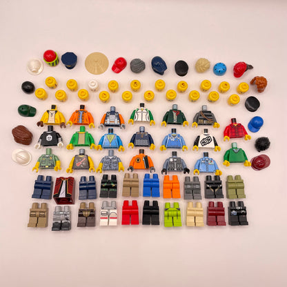 LEGO Build a Minifigure, Mix and Match City Figures, Set of 20