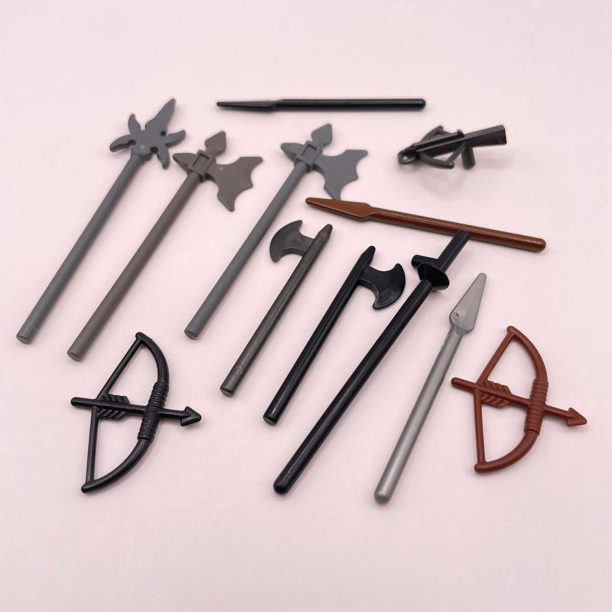 LEGO Medieval Weapons, Castle, Minifigure, 12 Pieces