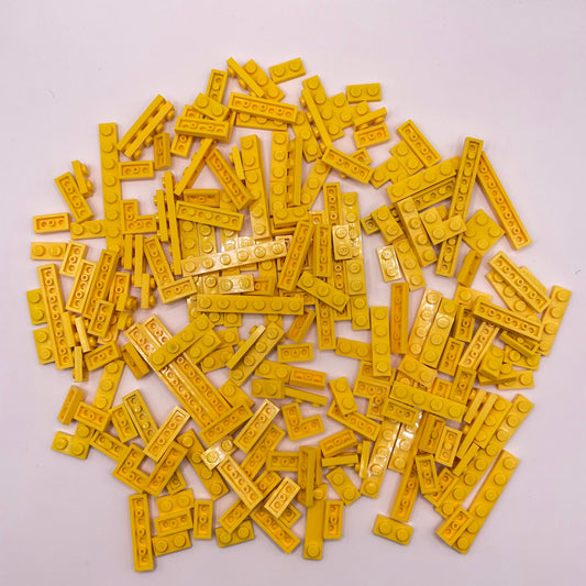 LEGO Yellow, 1x Plates, Approx. 100g