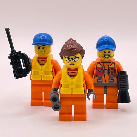 LEGO Coast Guard, City, Minifigures, Set of 3
