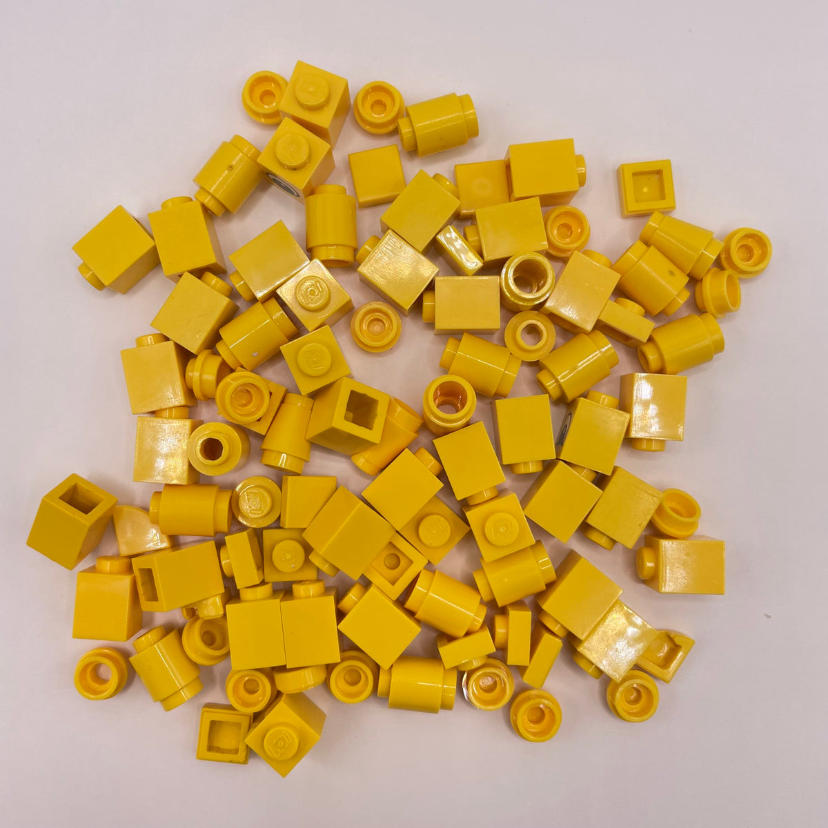LEGO Greebling, Yellow, 100 Pieces