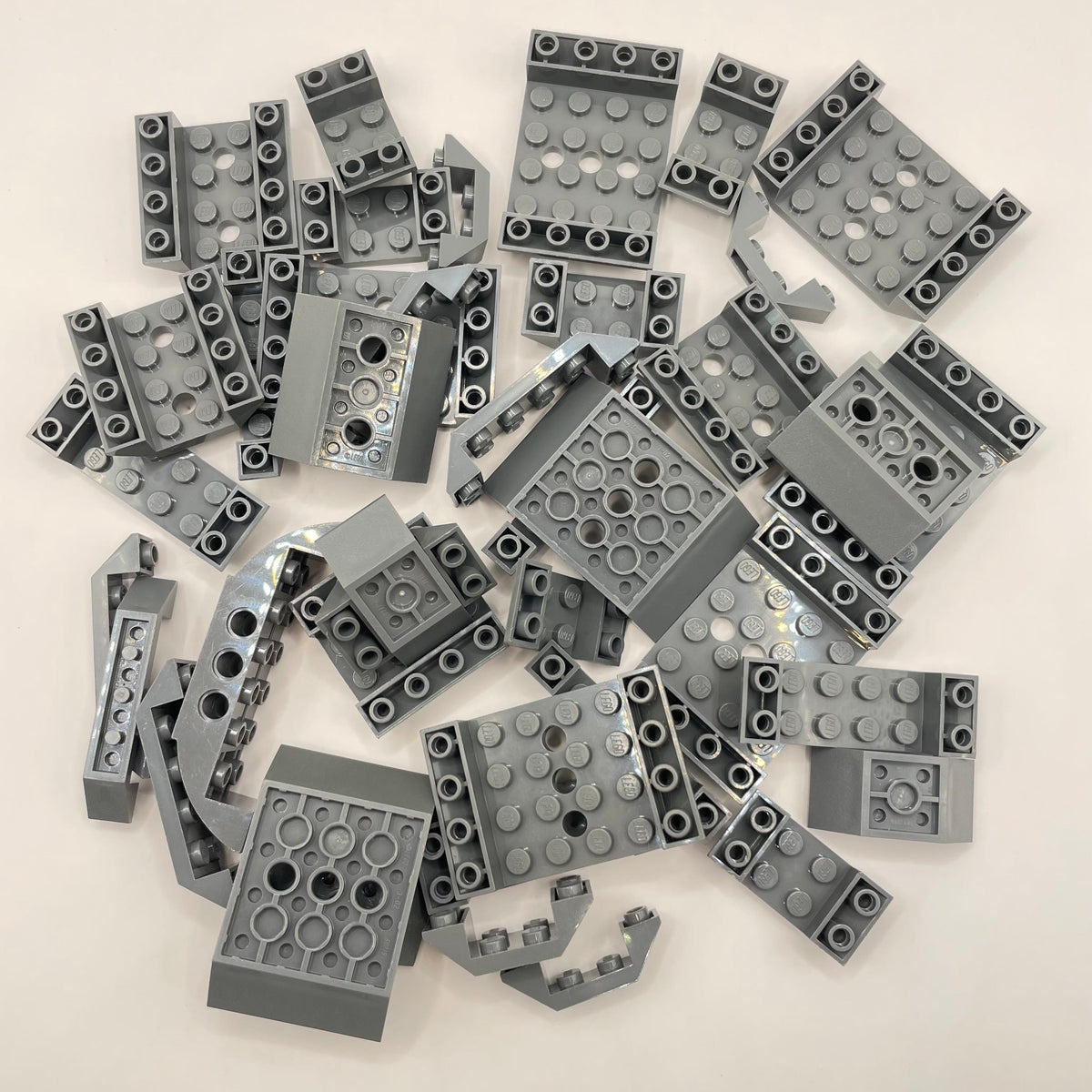 LEGO Undercarriage, Dark Bluish Grey, Approx. 100g