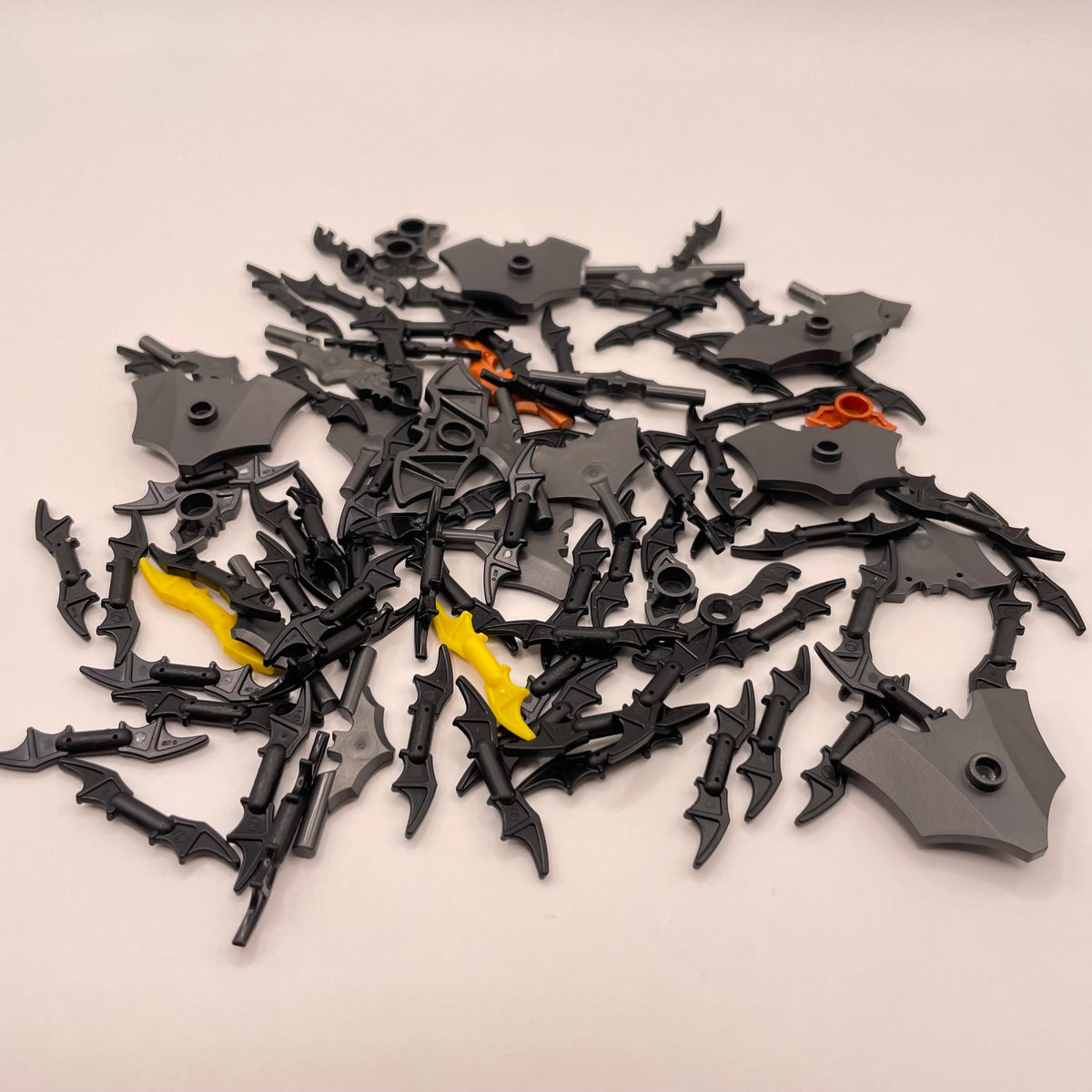 LEGO Bat Emblems, Super Heroes, Minifigure Accessories, Approx. 20g
