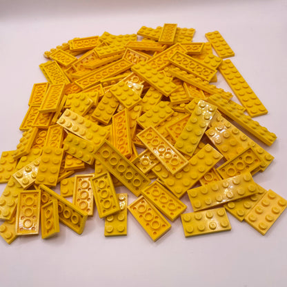 LEGO Yellow, Plates, 2x, Approx. 180g