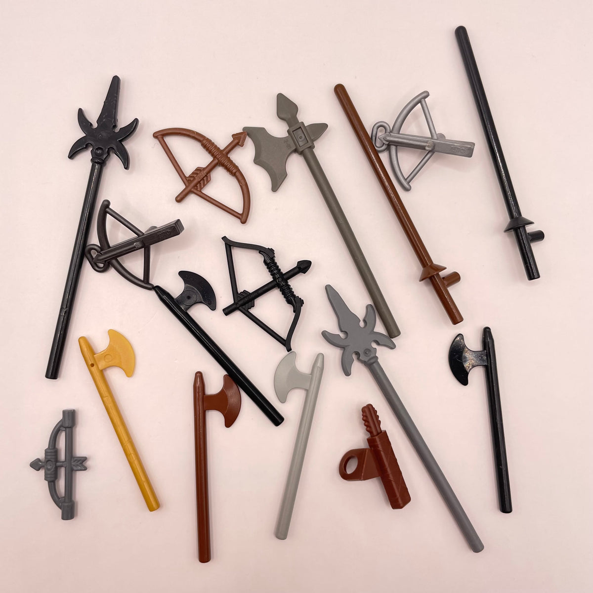 LEGO Medieval Weapons, Castle, Minifigure, 15 Pieces