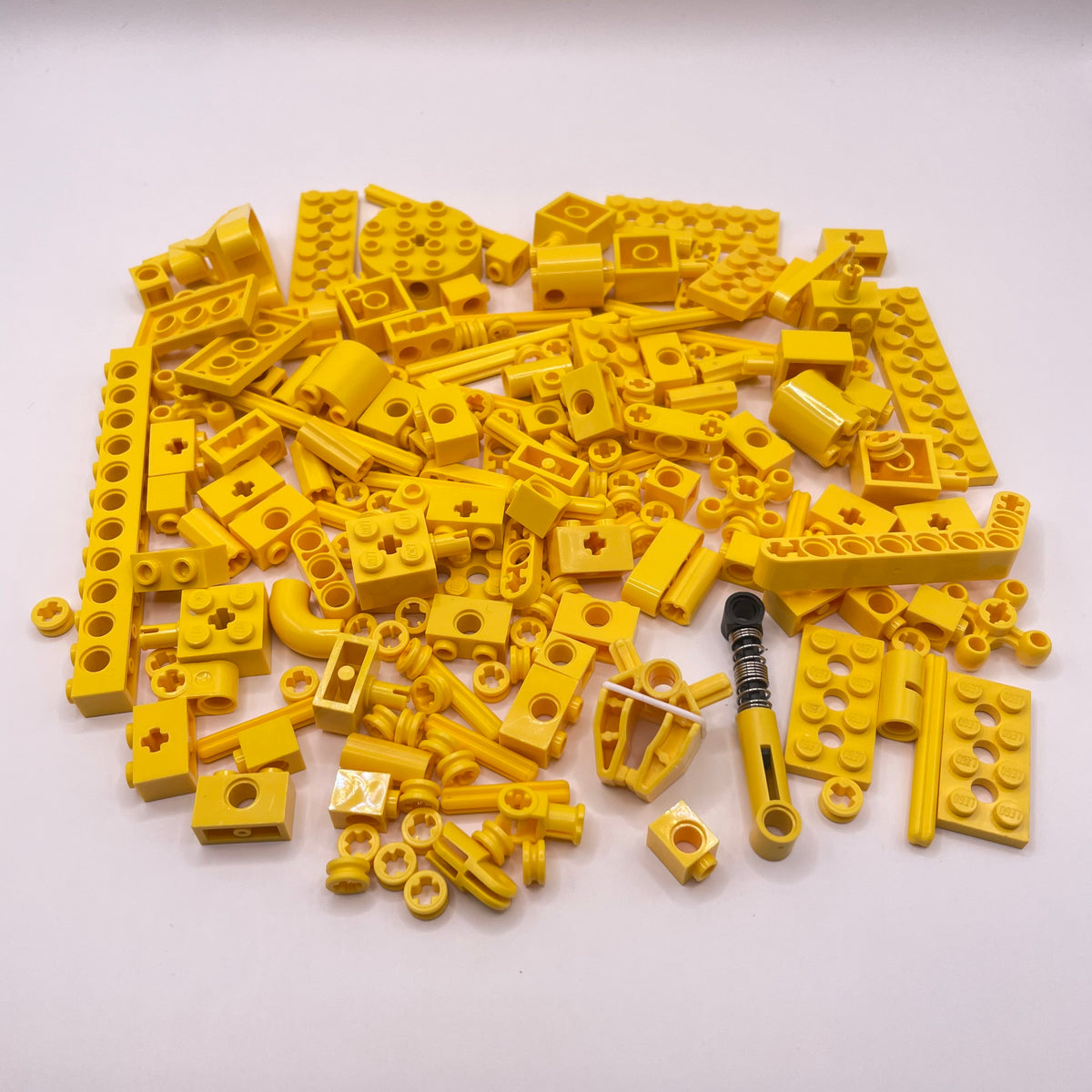LEGO Technic Pieces, Yellow, Approx. 110g