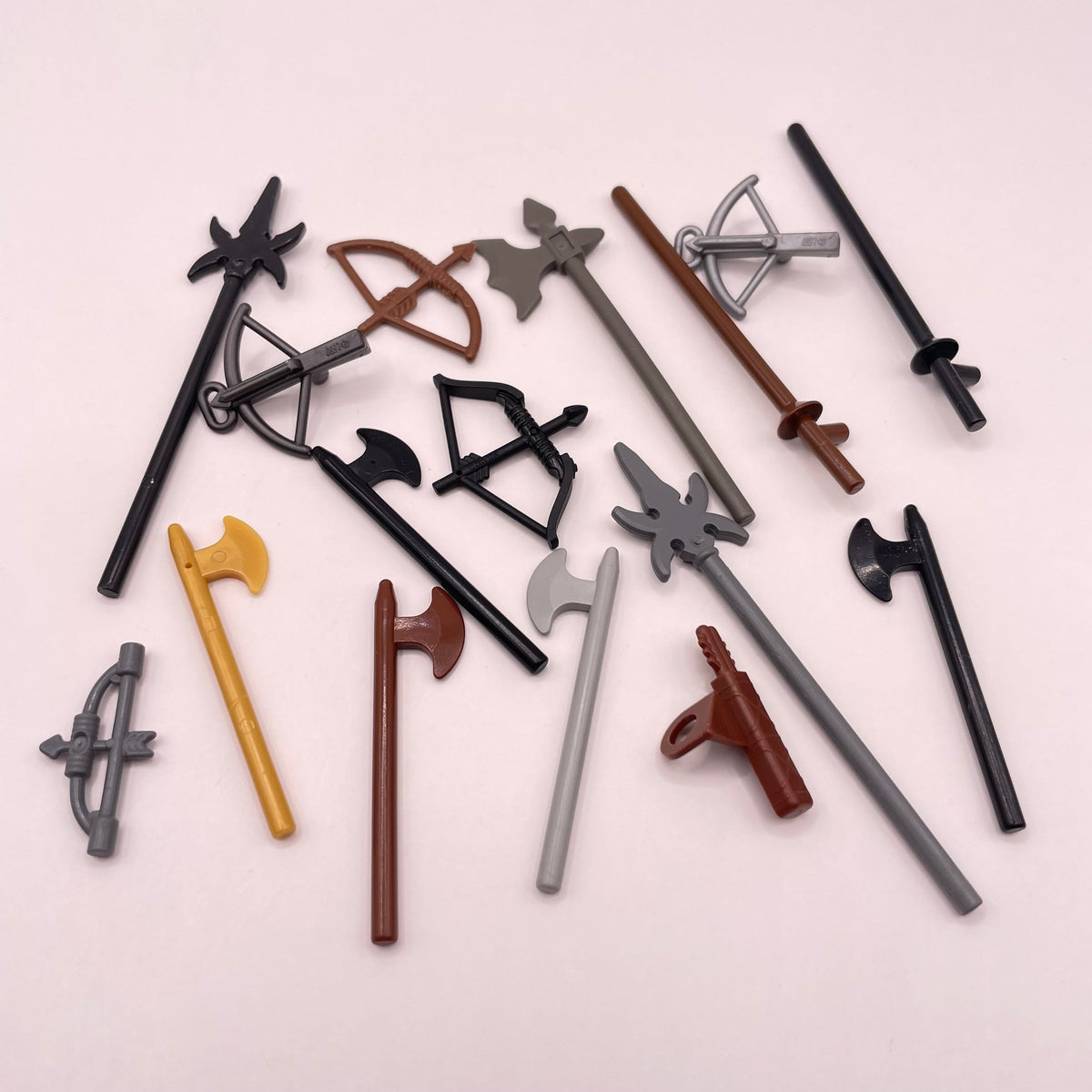 LEGO Medieval Weapons, Castle, Minifigure, 15 Pieces