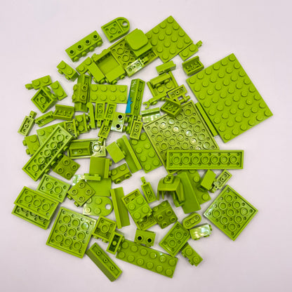 LEGO Lime, SNOT, Plates, Approx. 80g